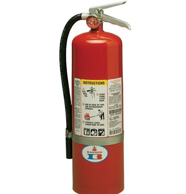 EXTINTOR RECARGABLE UL TIPO ABC DE 10 LBS MARCA BADGER
