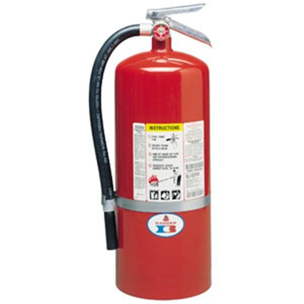 EXTINTOR RECARGABLE UL TIPO ABC DE 20 LBS MARCA BADGER