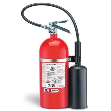 Extintor de CO2 de 10 lb Badger Extra – UL 10-B:C