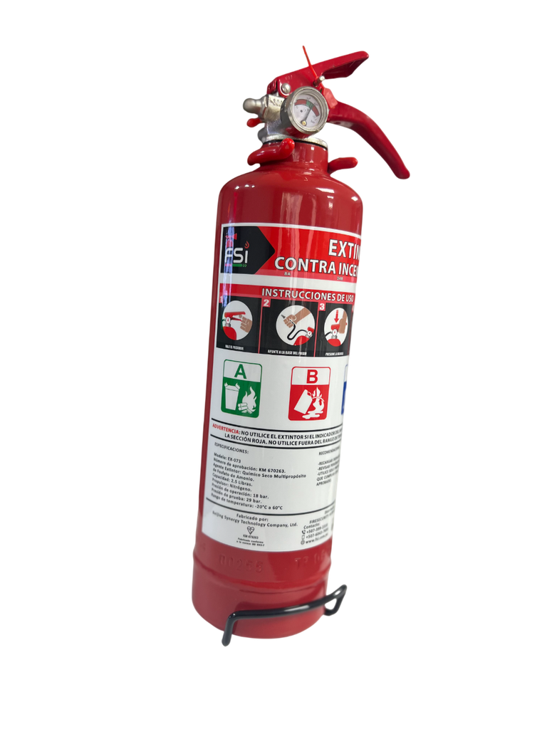 [EX-073] EXTINTOR RECARGABLE FSI ABC DE 2.5 LBS