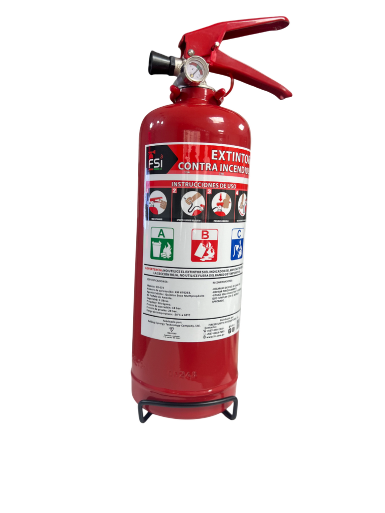 [EX-074] EXTINTOR RECARGABLE FSI ABC DE 5LBS