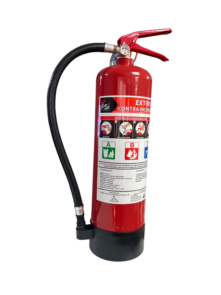 Extintor ABC de 10 lb FSI – EN3 27A 113B C