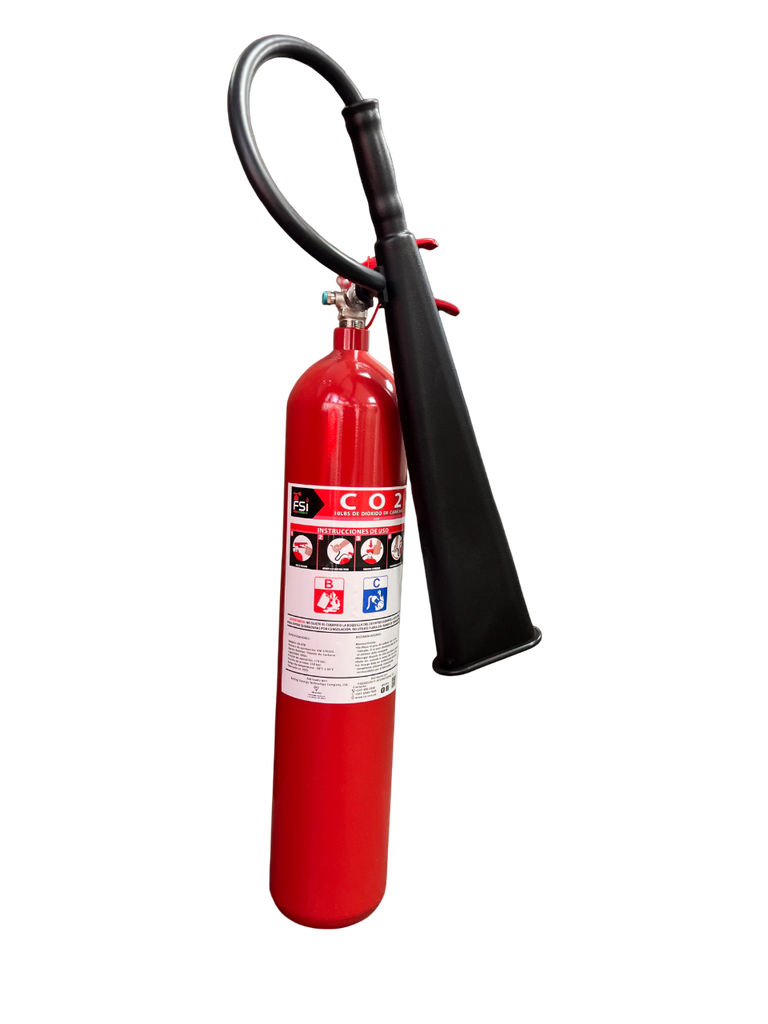 Extintor de CO2 de 10 lb FSI – EN3 89B