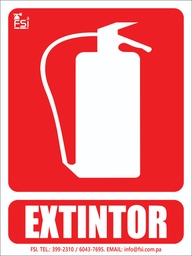 [SE-001] SEÑALIZACION FOTOLUMINISCENTE DE EXTINTOR