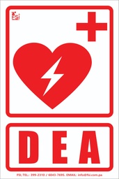 [SEV-021] SEÑALIZACION FOTOLUMINISCENTE DEA -TAMAÑO (8" X 12")