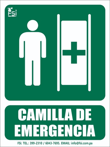 SEÑALIZACION FOTOLUMINISCENTE DE CAMILLA