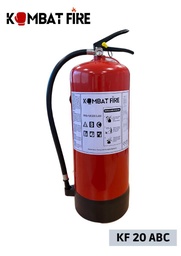 [EX-020] EXTINTOR RECARGABLE TIPO ABC DE 20 LBS MARCA KOMBAT FIRE